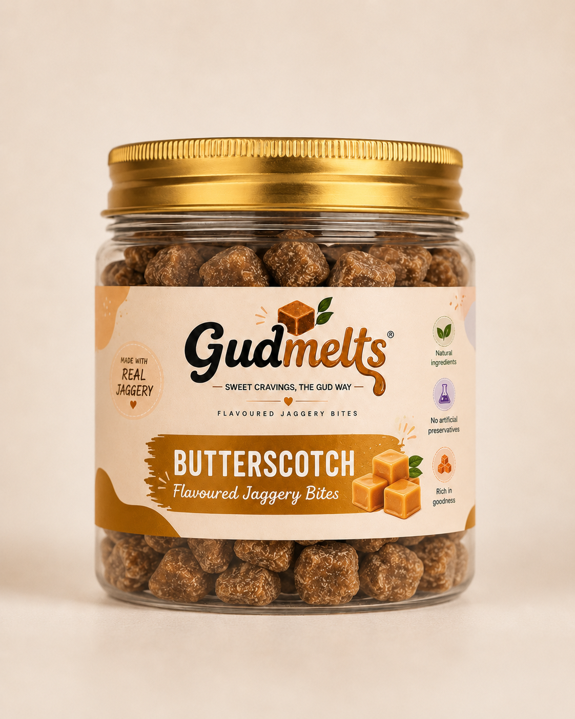 Butterscotch GudMelts jar